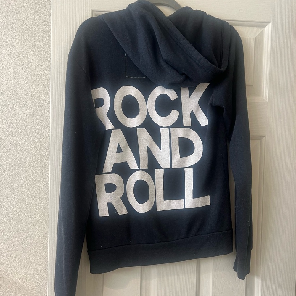 Aviator Nation Rock and Roll Zip Hoodie Small